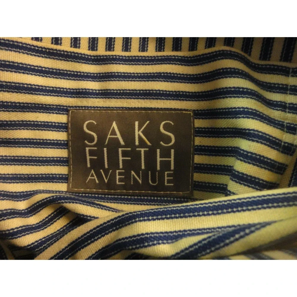 saks fifth avenue brown suede wood handle flower‎ button accent purse handbag
